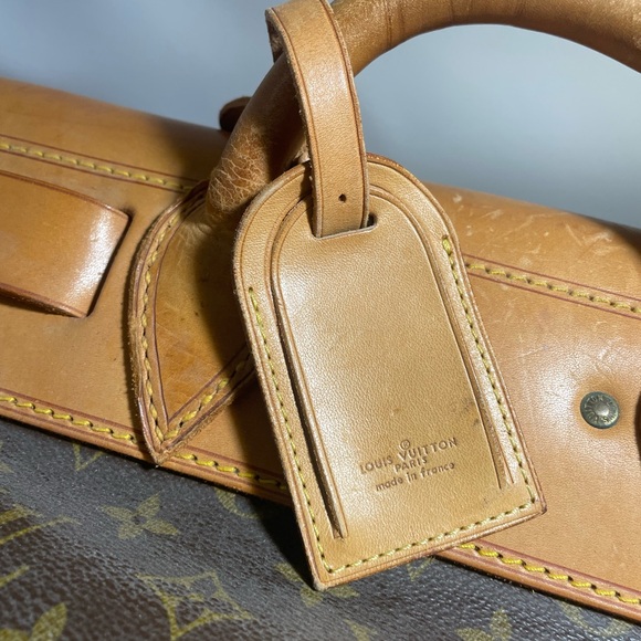 Louis Vuitton Tan and Brown Monogram Travel Bag - Picture 1 of 10